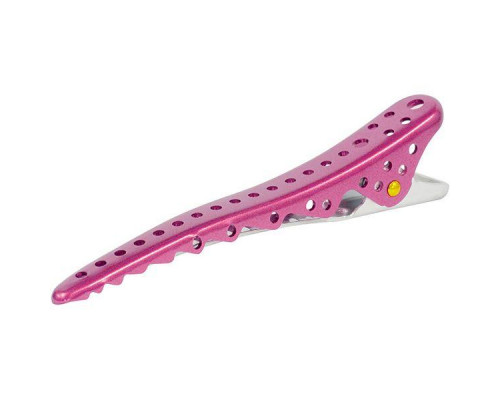 Комплект зажимов Shark Clip (2 штуки), розовый, YS-Shark clip pink metal